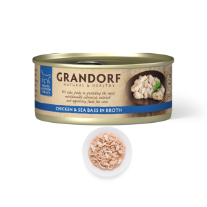 Grandorf Filet z Kurczaka i Okonia Morskiego dla Kota -Chicken Fillet &Sea Bass 70g