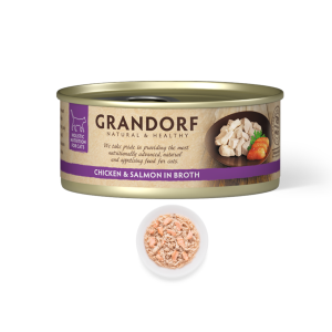 Grandorf Filet z Kurczaka i Łososia dla Kota - Chicken Fillet & Salmon 70g