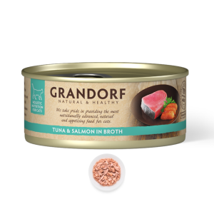 Grandorf Filet z Tuńczyka i Łosoś dla Kota - Tuna Fillet & Salmon 70g