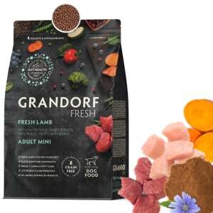 Grandorf Fresh Lamb Mini Karma Sucha dla Psów Małych Ras Bezzbożowa <span class="dynamic-weight">1 kg</span>