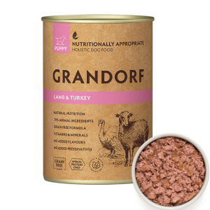 Grandorf Lamb Turkey Puppy Karma Mokra dla Szczeniaka Puszka 400g