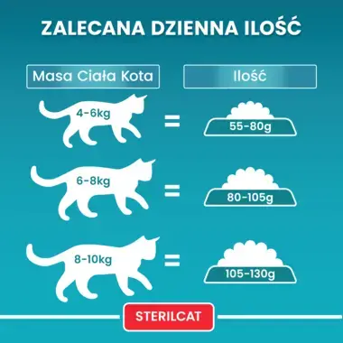 Purina ONE Sterilcat Bogata w Łososia Karma Sucha dla Kota 800g - obrazek 2