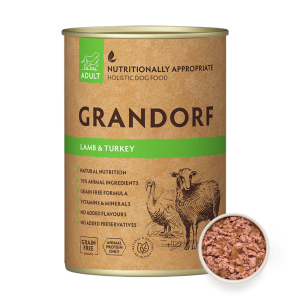 Grandorf Lamb Turkey Jagnięcina Indyk Bezzbożowa Karma Mokra Dla Psów 400g