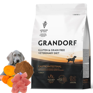 Grandorf Veterinary Diet Dog Gastrointestinal Turkey Na Trawienie <span class="dynamic-weight">1 kg, 3 kg</span>