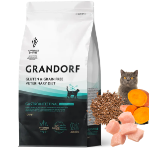 Grandorf Veterinary Diet Cat Gastrointestinal Moderate Calorie <span class="dynamic-weight">2.4 kg</span>