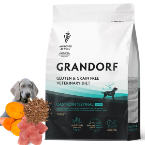 Grandorf Veterinary Diet Dog Gastrointestinal Low Fat Turkey <span class="dynamic-weight">1 kg, 3 kg</span>